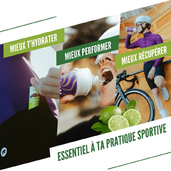 pastilles électrolytes citron menthe Baouw