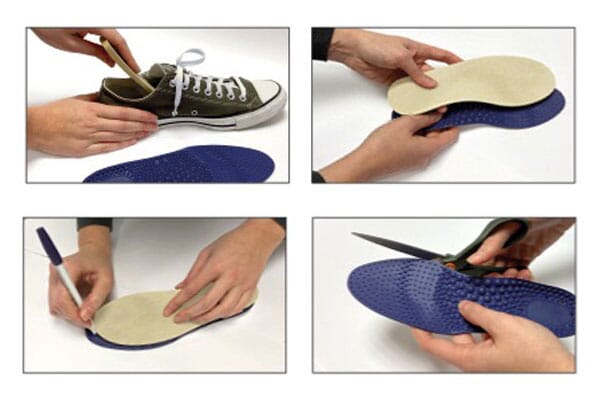 Semelles thérapeutiques jambes légères