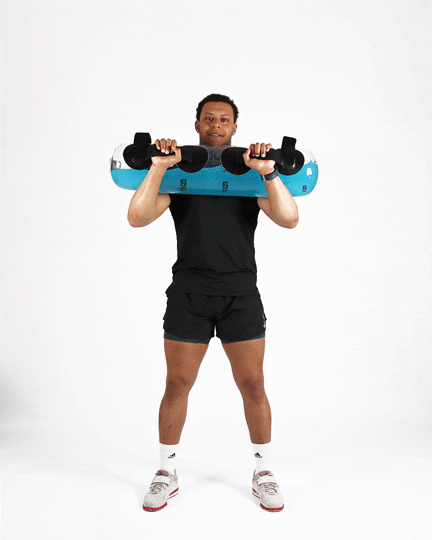 workout shoulder press avec Flowtank