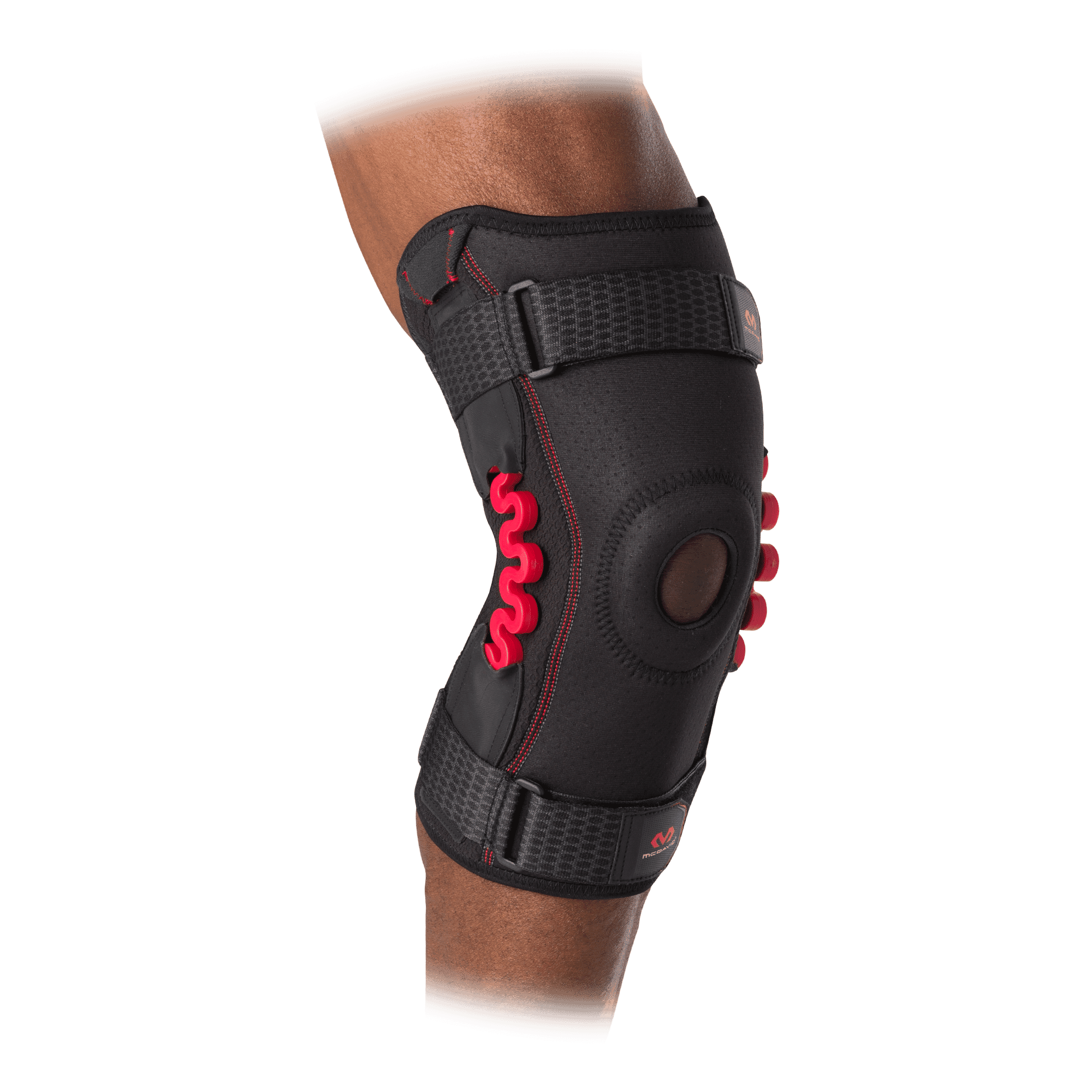 Genouillère articulée McDavid NRG renforcée avec charnières à ressort Heavy-Duty