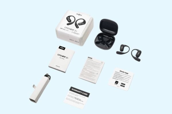 Contenu de la boîte Shokz OpenFit 2+