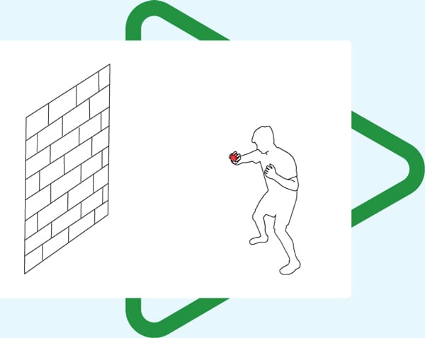 Exercice Wall Drill avec Vector Ball