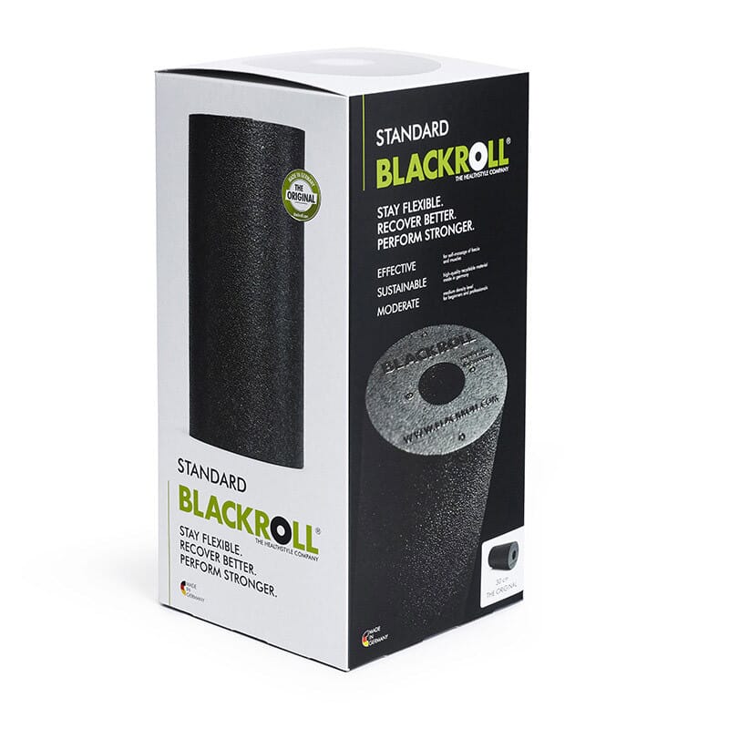 Rouleau mousse standard Blackroll 30 cm - Noir