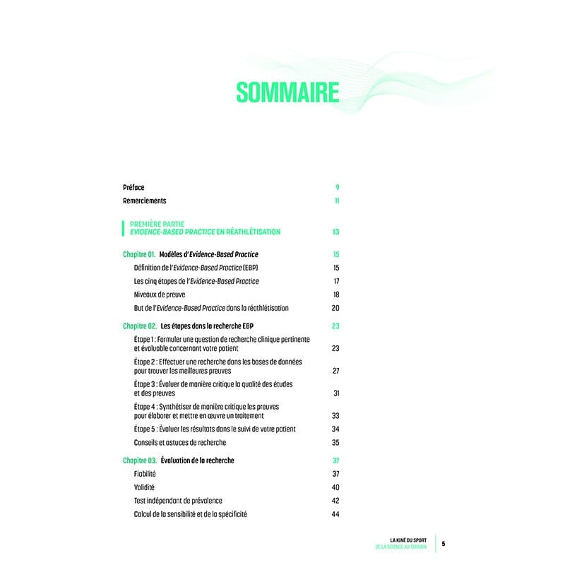 La Kiné du Sport - Livre 4