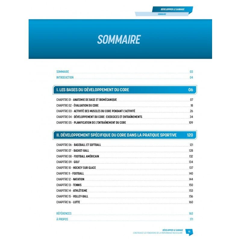 Développer le gainage - Livre 4