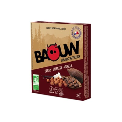 Barres Cacao - Noisette - Vanille BAOUW