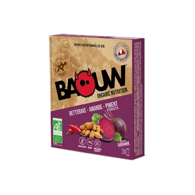 Barres Betterave - Amande - Piment d’Espelette BAOUW
