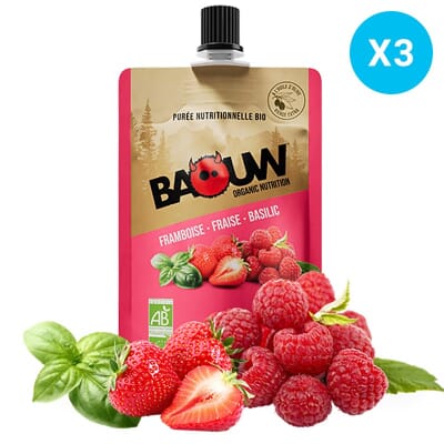 Purée Framboise - Fraise - Basilic BAOUW