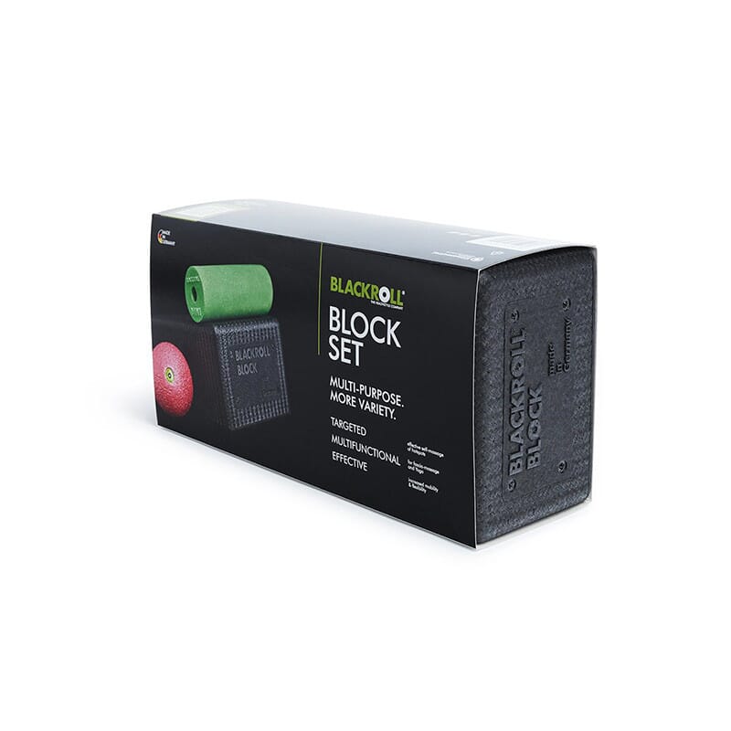 Brique yoga + Balle & Rouleau BLOCK SET BLACKROLL 4