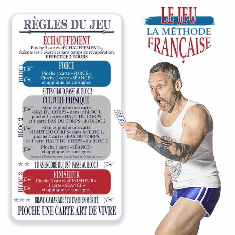 Jeu de cartes sportif - La méthode française - 4Trainer 4
