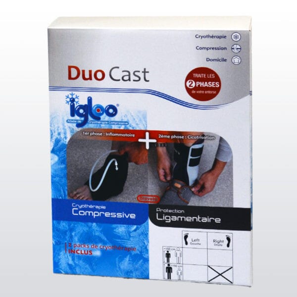 Duo Cast Igloo Attelle Cryoth rapie Attelle Ligamentaire