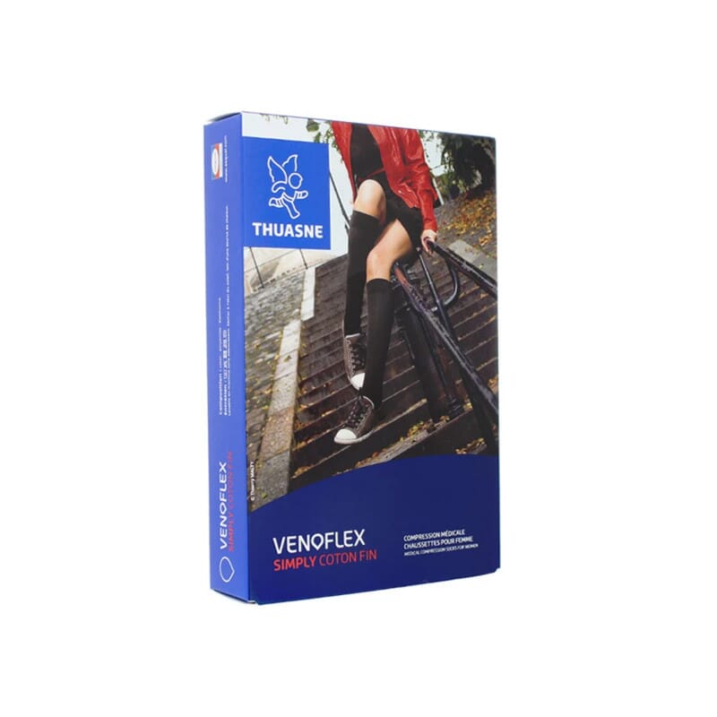 Chaussettes Venoflex Simply Coton Fin Thuasne 12