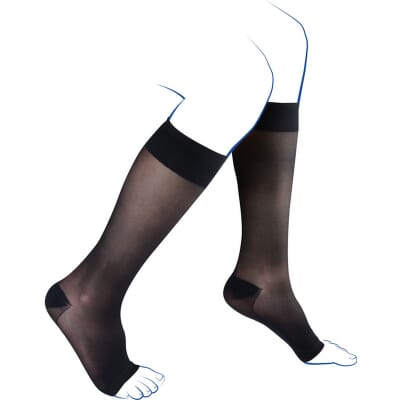 Chaussettes Pieds ouverts Venoflex Incognito Absolu Thuasne