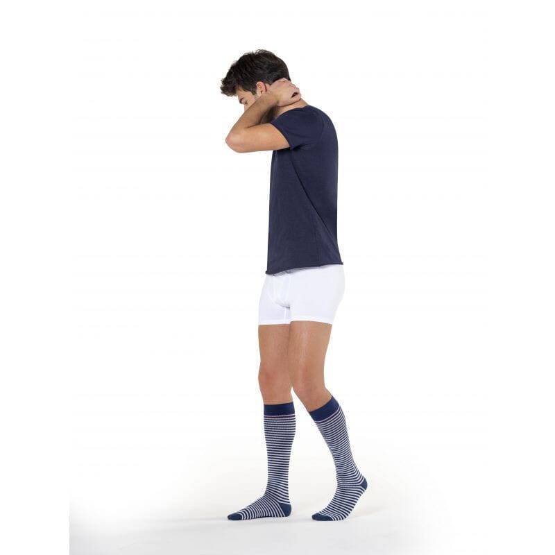 Chaussettes de contention Style Marinière Classe 2 SIGVARIS 6