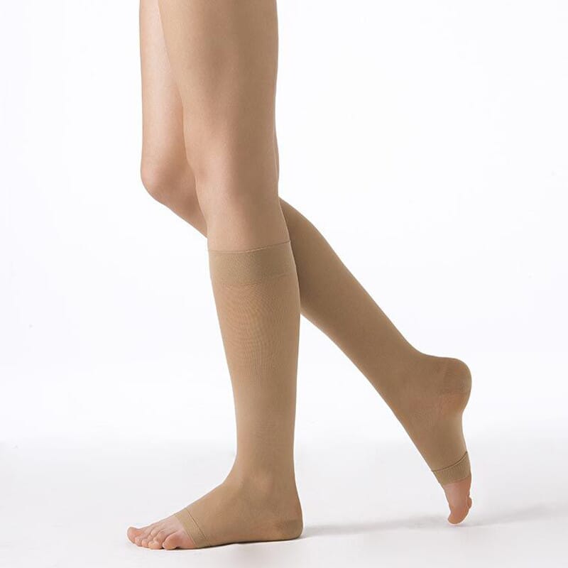 Chaussettes de contention Essentiel Semi-Transparent pieds ouverts Classe 2 SIGVARIS