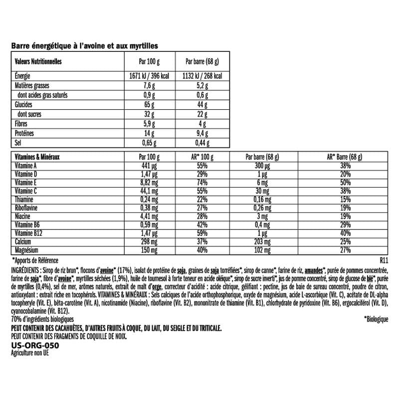 CLIF BAR Blueberry Crisp Boite de 12 3