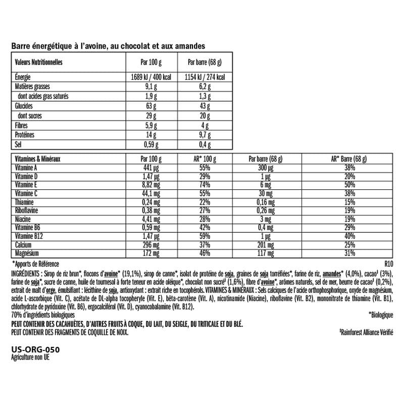 CLIF BAR Choc Almond Fudge Boîte de 12 3