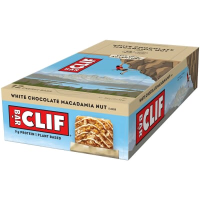 CLIF BAR White Chocolate Macadamia Nut Boîte de 12