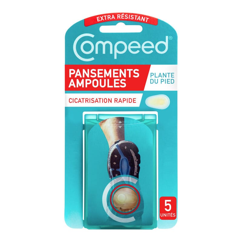 Compeed Pansement Ampoule Plante du Pied Boite de 5