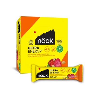 Boîte de 12 Barres Ultra Energy Baies et Noix Naak