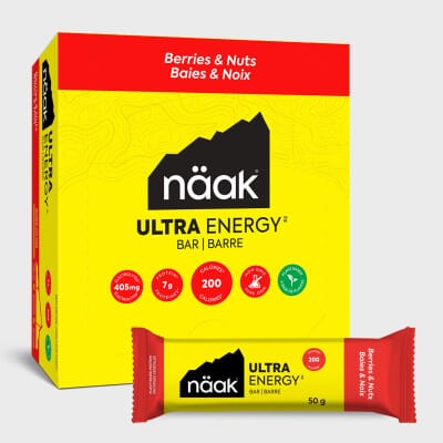 Boîte de 12 Barres Ultra Energy Baies et Noix Naak