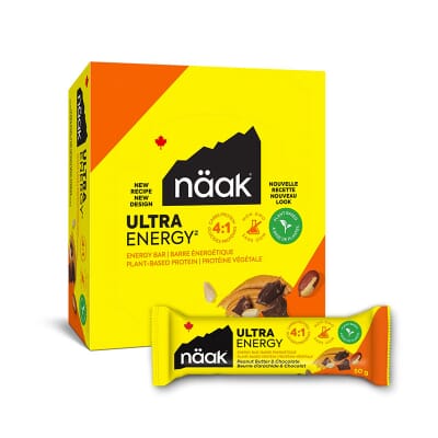Boîte de 12 Barres Ultra Energy Beurre d'Arachide & Chocolat Naak