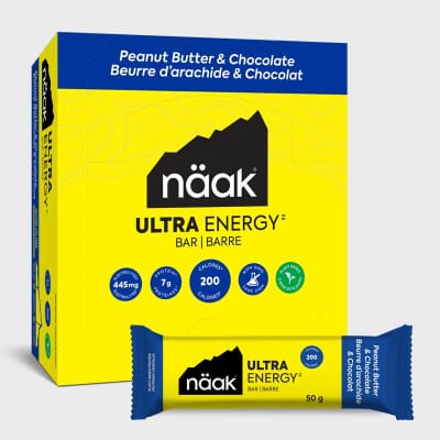 Boîte de 12 Barres Ultra Energy Beurre d'Arachide & Chocolat Naak
