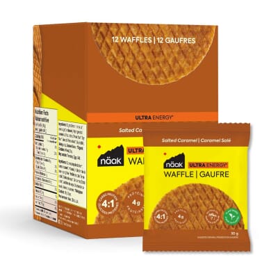 Boite de 12 Gaufres Ultra Energy Caramel Salé Naak