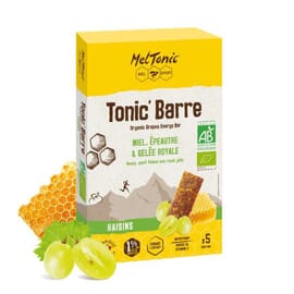 5 Barres Énergétiques MelTonic Bio - Miel & Raisins