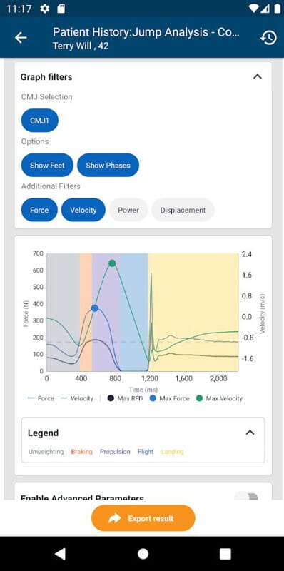 App KINVENT Physio Version STARTER 8