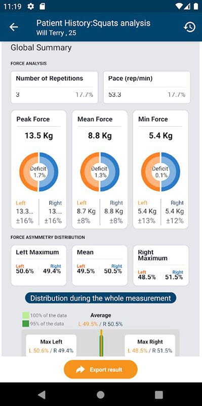 App KINVENT Physio Version STARTER 9