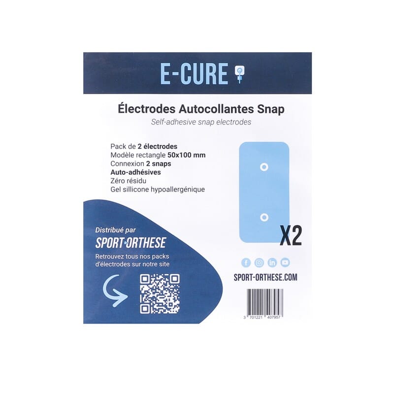 Électrodes Rectangulaires Snap E-Cure 6