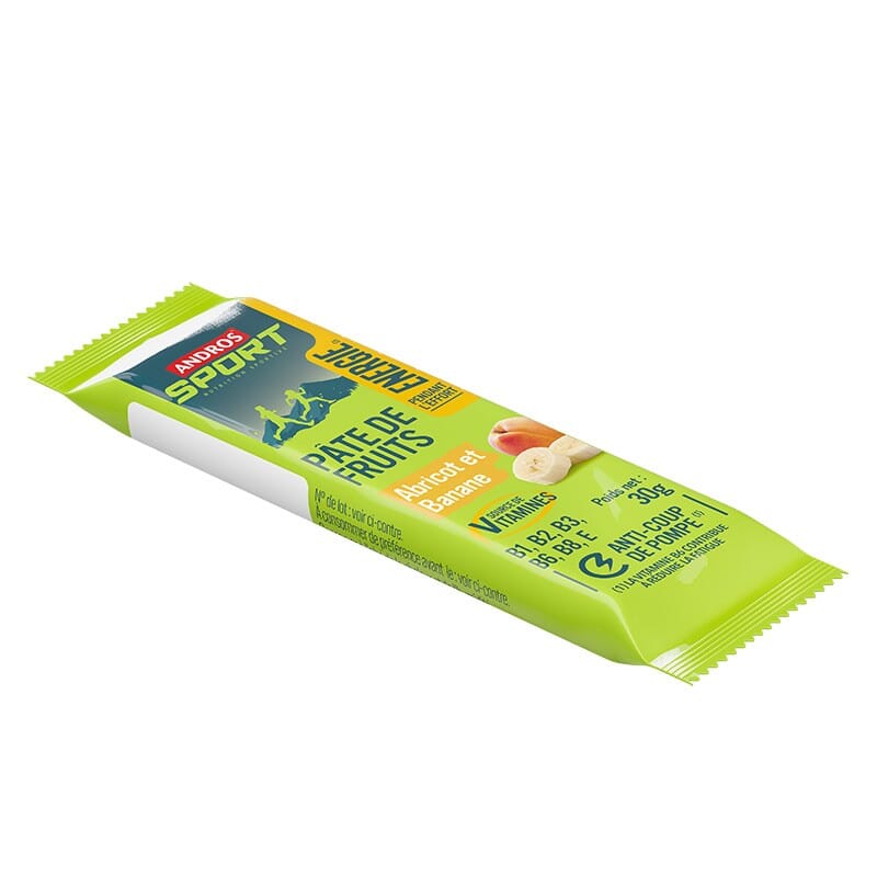 Pâte de fruits Energie Abricot Banane Andros Sport 2