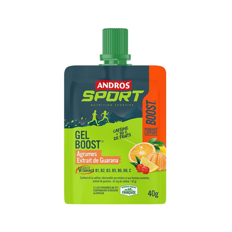 5 Gels Agrumes Guarana Andros Sport 4