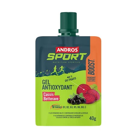 5 Gels Antioxydant Cassis Betterave Andros Sport 4