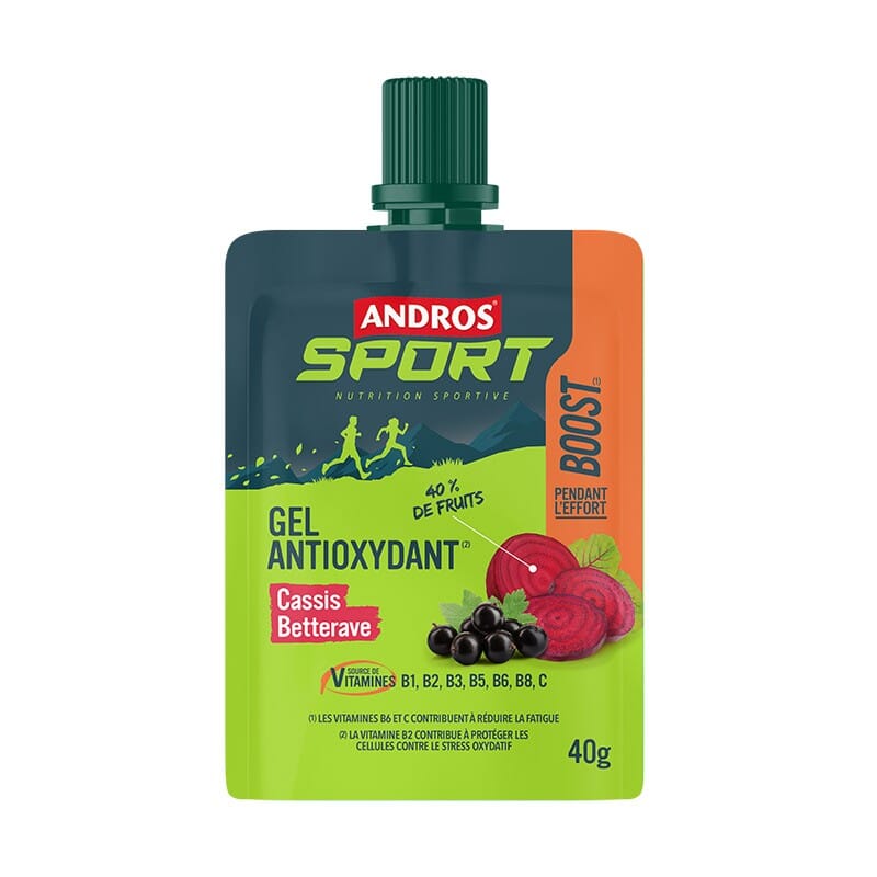 Gel Antioxydant Cassis Betterave Andros Sport 3