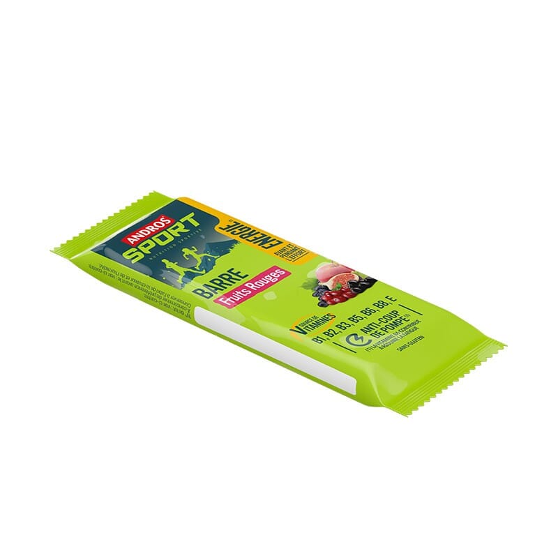 4 Barres énergétiques Fruits Rouges Andros Sport 2