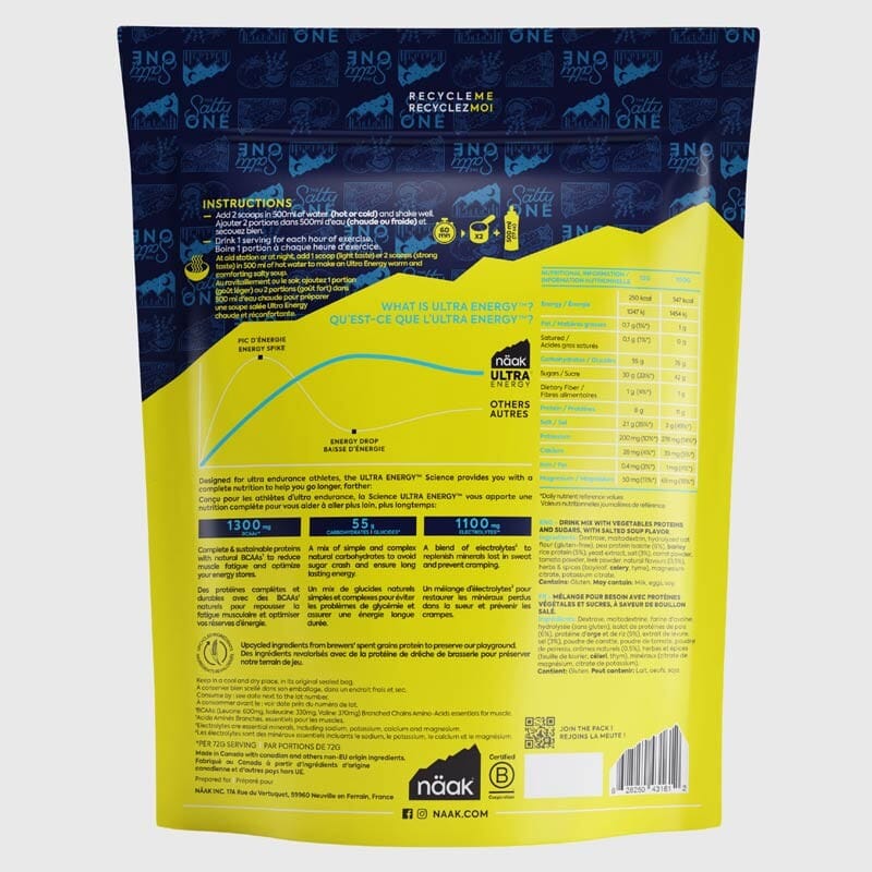 Mélange pour boisson Ultra Energy Bouillon Salé Naak 2