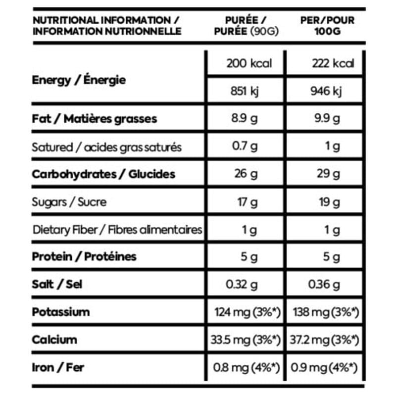 Purée énergétique Pomme et Sirop d'érable Naak 5