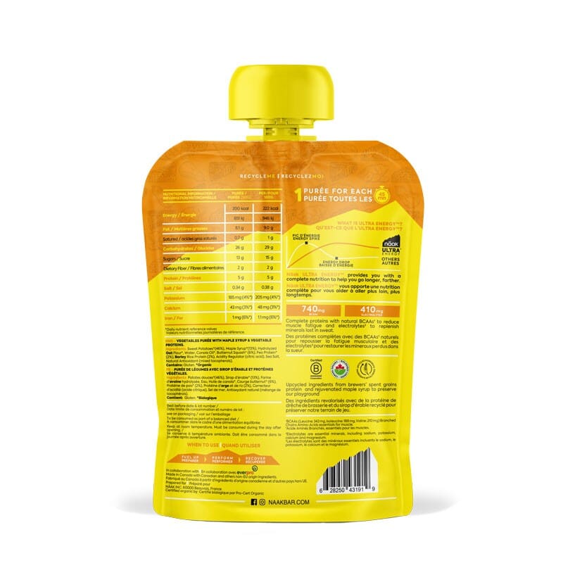 Purée énergétique Patate Douce Courge Butternut 2