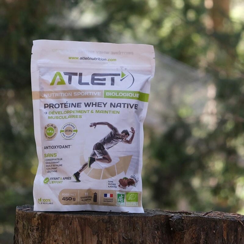 Protéine Whey Bio cacao ATLET 4
