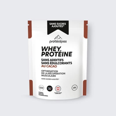 Altitude Whey Protein sans sucres ajoutés - Protéalpes