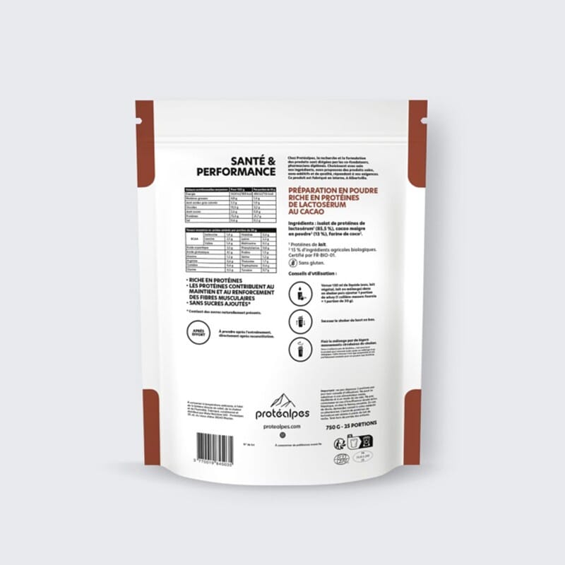 Whey Protein sans sucres ajoutés - Protéalpes 2