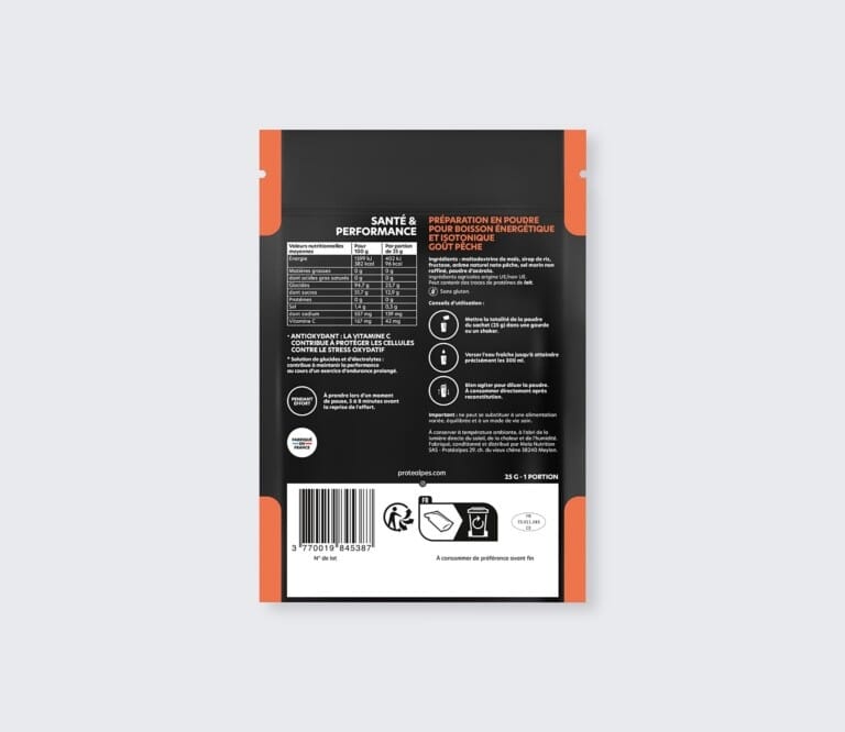 Boisson isotonique et énergétique Mi-temps - Protéalpes 2