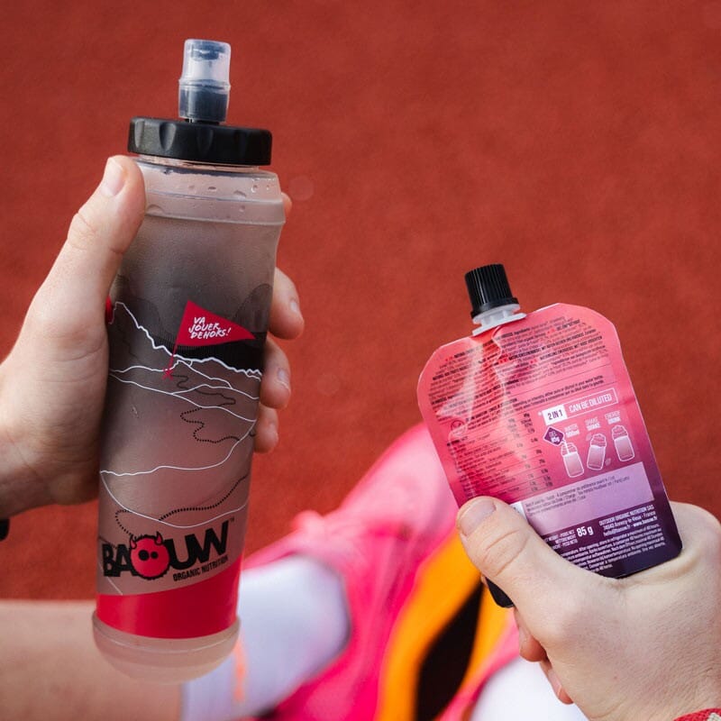 Gel énergétique Fruits rouges Hibiscus Bio BAOUW 3