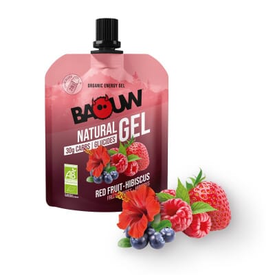 Gel énergétique Fruits rouges Hibiscus Bio BAOUW