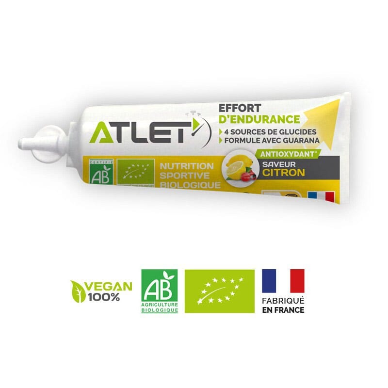 Gel énergétique Bio Citron ATLET Gel énergétique Bio Citron ATLET