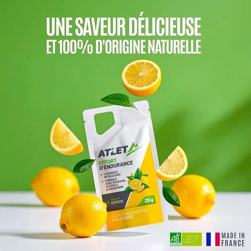Gel énergétique Bio Citron ATLET 7