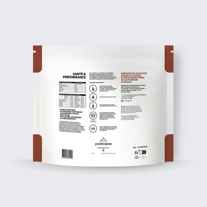 Mass Gainer 2kg - Protéalpes 2