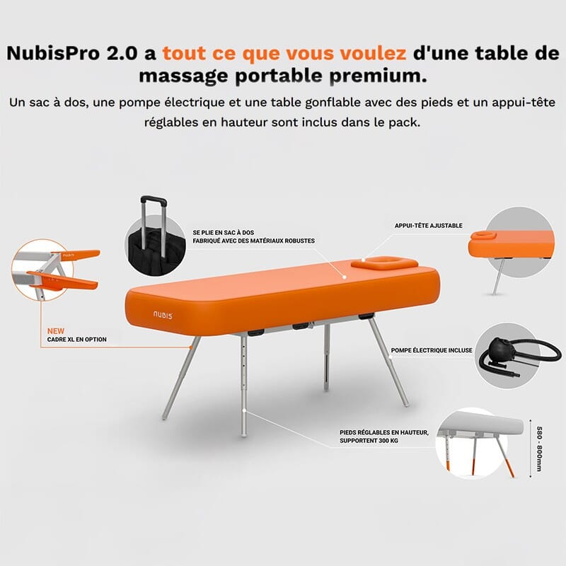Table de massage Nubis Pro 2.0 2